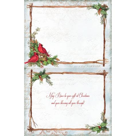 Cardinal Christmas Assorted Boxed Christmas Cards By Susan Winget