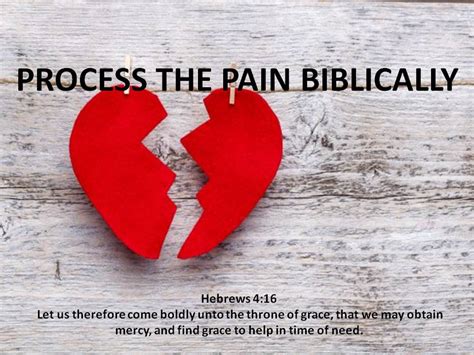Process The Pain Biblically John Rasicci