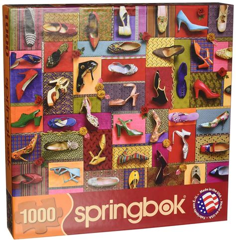 Buy Springbok Puzzles Shoes Shoes Shoes 1000 Piece Jigsaw Puzzle