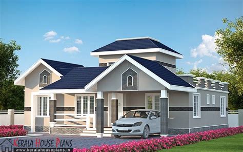 Three Bedroom Kerala Model House Plan