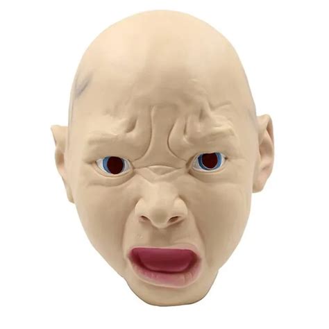 High Quality Angry Baby Mask Realistic Latex Party Mask Funny Halloween