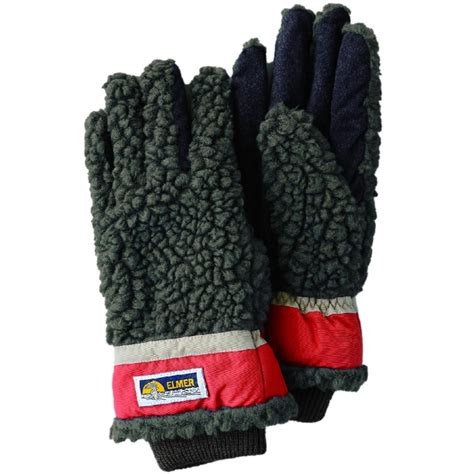 Elmer Gloves Wool Pile Fingers Gloves Khaki Em