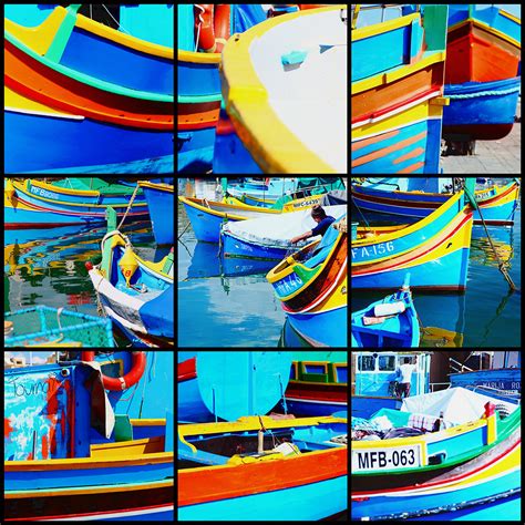 Blue White Yellow Orange Boat Malte 3000 Px 1x9sig Flickr