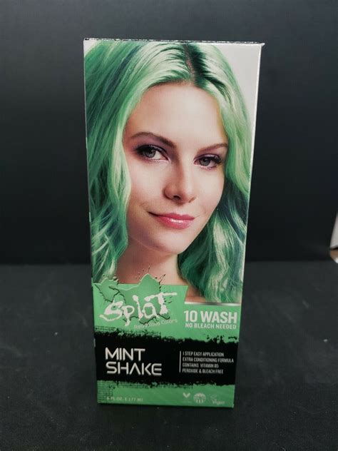 Splat Rebellious Colors Hair Coloring Complete Kit Mint Shake Ebay
