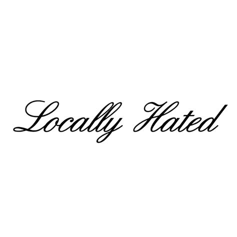 18 3 4cm locally hated funny words car window stickers car styling vinyl unique style accessorie