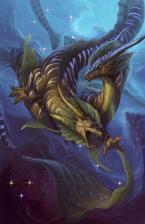 Zodiac Dragon Pisces By The Sixthleafclover On Deviantart Dragon