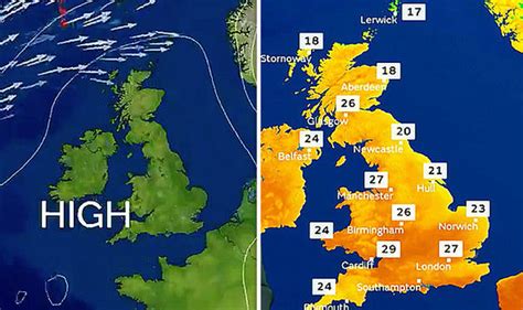 Uk Weather Forecast Chart Reveals Why Heat Wave Is Blasting Uk And How