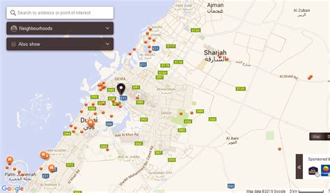Uae Dubai Metro City Streets Hotels Airport Travel Map Info Deira City