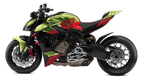 New 2023 Ducati Streetfighter V4 Lamborghini Citrea Green Motorcycles