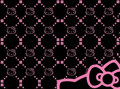 Hello Kitty Black Wallpapers Imagui