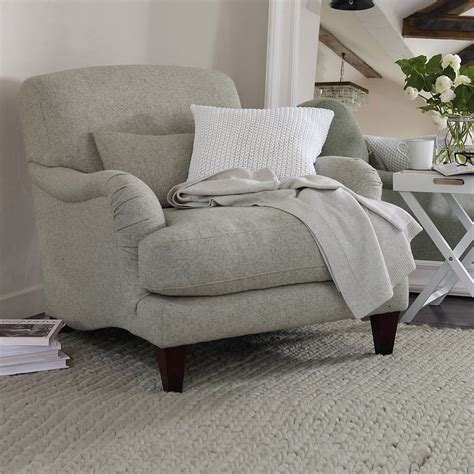 Petersham Armchair Light Grey Wool Stocked Made To Order Furniture