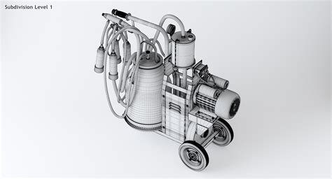 3D Milking Machine Model TurboSquid 1959192