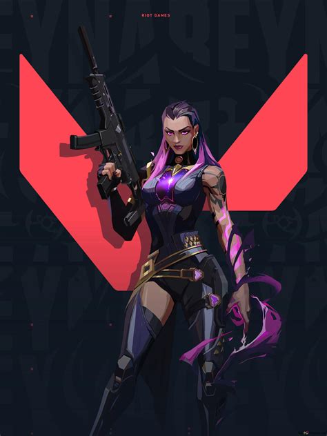 Agent Reyna Valorant Riot Video Game 4k Wallpaper Download