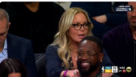 Lakers Owner Jeanie Buss Gets Handsy With Dwyane Wade And The Internet