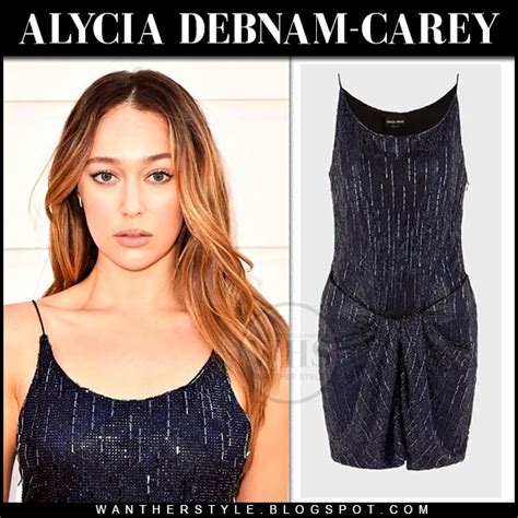Alycia Debnam Carey In Black Sequin Mini Dress On July 20 ~ I Want Her