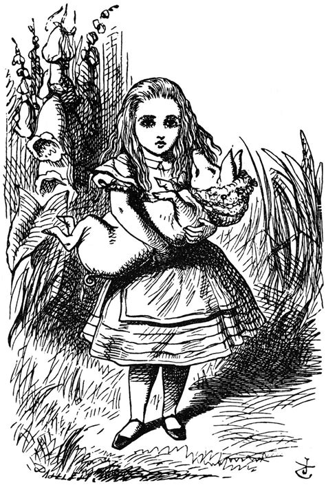 Illustrations For Alice In Wonderland Alice In Wonderland Original