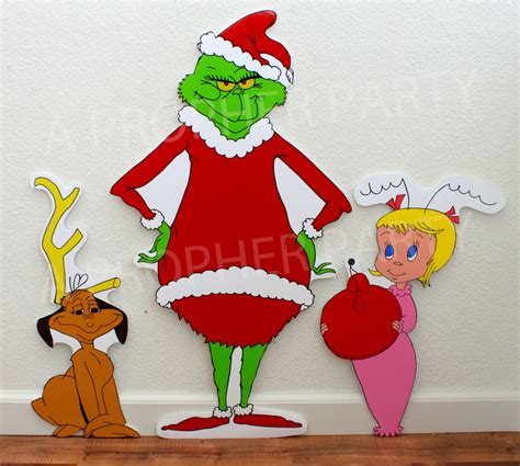 The Grinch Grinch And Max Cindy Lou Who By Aproperparty On