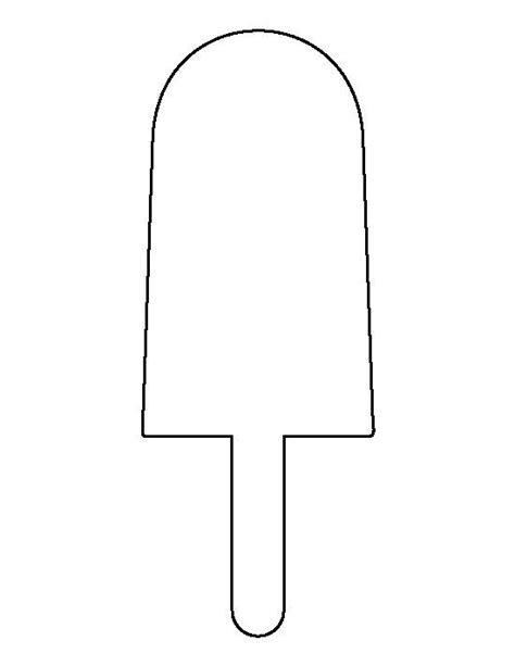An Ice Cream Cone Is Shown In The Shape Of A Popsicle On A White Background
