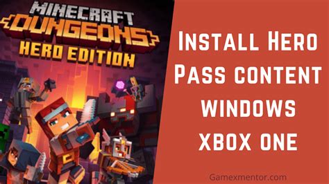 The fantastic news is that it's not you — you did nothing wrong. How To Install Hero Pass Content Minecraft Dungeons