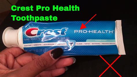 How To Use Crest Pro Health Toothpaste Review Youtube