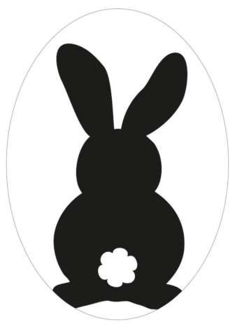 Bunny clipart transparent png clipart images free download. Malvorlage Hase Silhouette