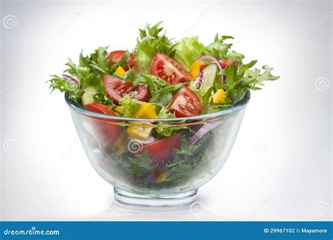 Vegetable Salad Stock Photo Image Of White Vegetables 29967102
