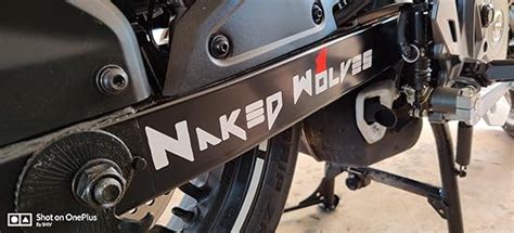 CVANU Naked Wolves Logo Reflective Sticker For Bike Pulsar 200 NS
