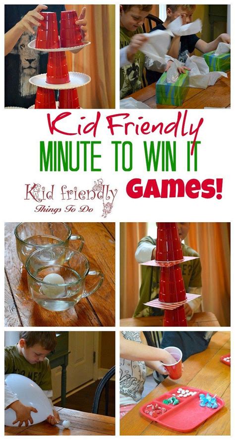 And bonus, tons of thanksgiving and christmas family feud questions and answers to have your very own family. Kid Friendly Easy Minute To Win It Games for Your Party ...