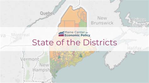 Mecep Map Economic Insights For Maines Legislative Districts 2019