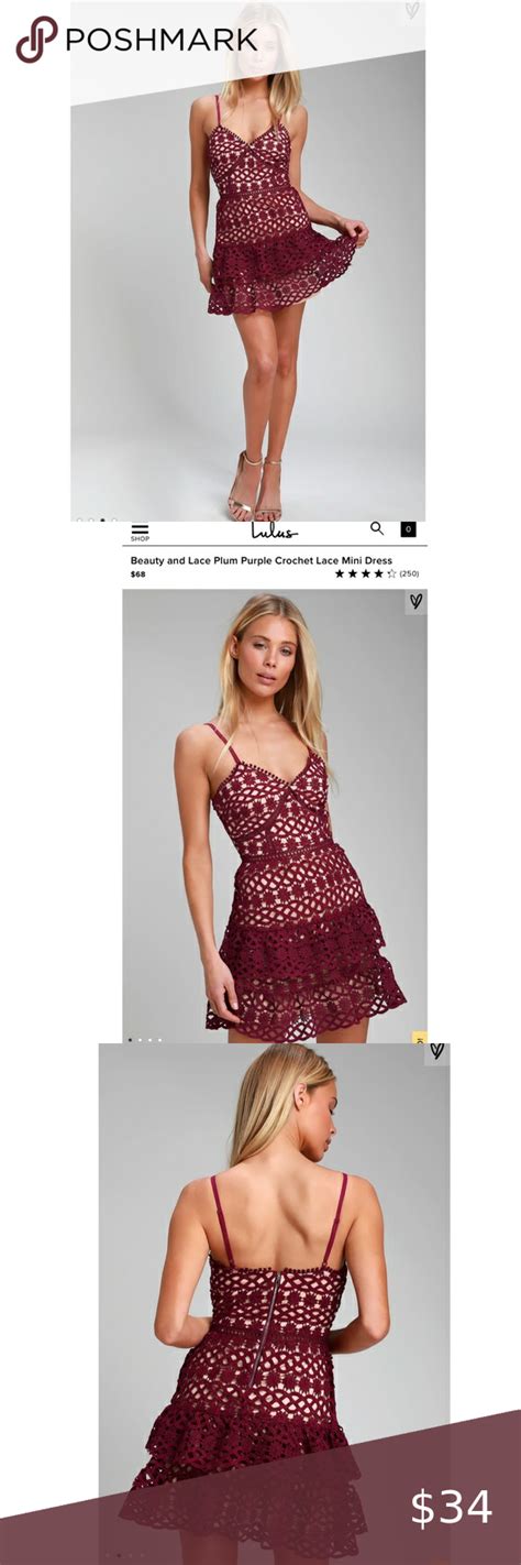 Nwt Lulus Beautyandlace Crochet Lace Mini Dress L Lace Mini Dress Mini Dress Lulu Dresses