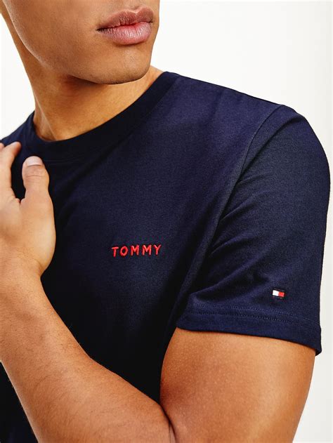 Camiseta De AlgodóN OrgáNico Con Logos Desert Sky Camisetas Tommy