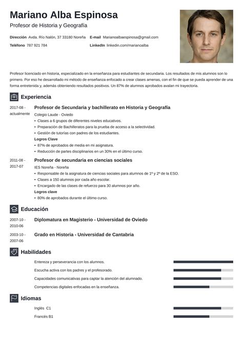 Ejemplos De Cv