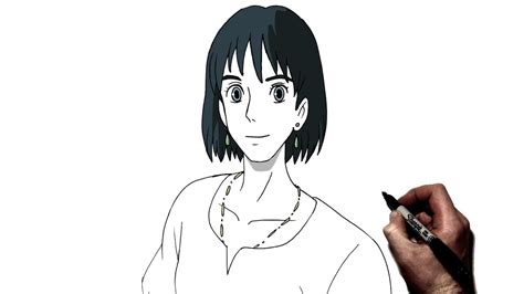 How To Draw Howl Step By Step Howls Moving Castle Youtube