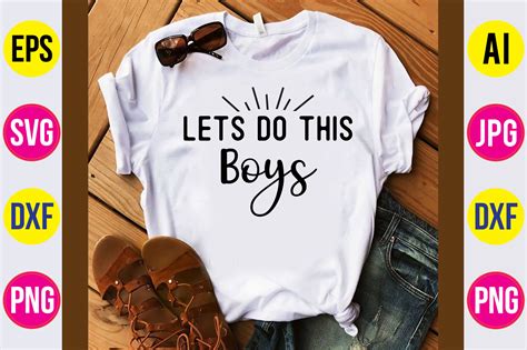 Lets Do This Boys Svg Cut File By Orpitaroy Thehungryjpeg