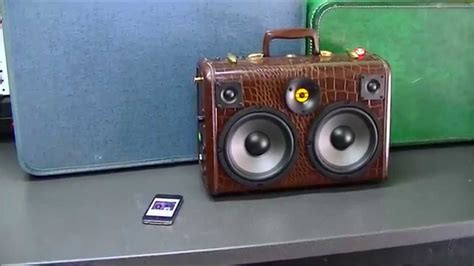 Bluetooth Suitcase Boombox By Hi Fi Luggage Demo Review Youtube