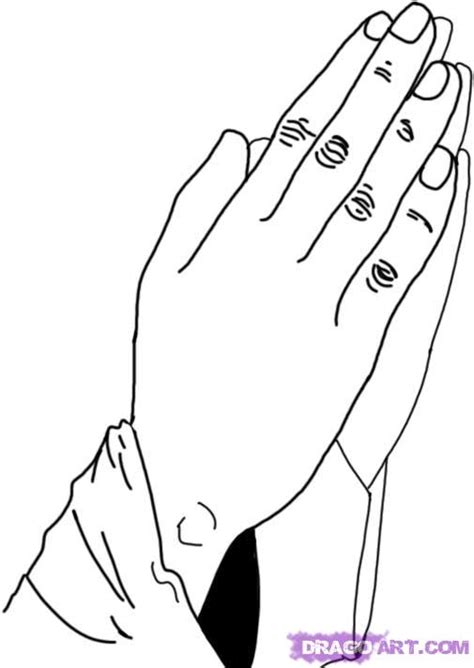 What are the hands of prayer? Open Praying Hands Drawing | Clipart Panda - Free Clipart ...