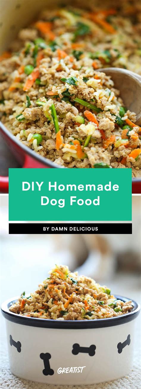 Dec 15, 2008 · for breakfast, i usually feed him 1 cup (4 oz) of cooked rice mixed with 1/2 cup (2 oz) ground round beef, cooked in a skillet. 7 Homemade Dog Food Recipes We Won't Tell Anyone You Ate ...