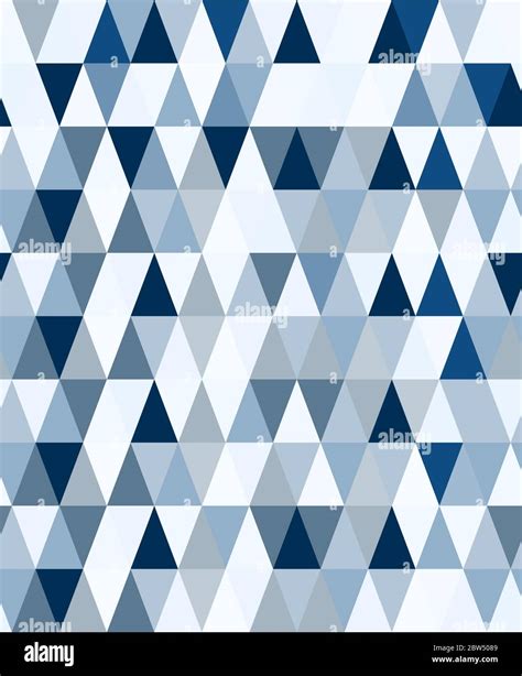Modern Minimalist Geometric Seamless Pattern With Triangles Colored In
