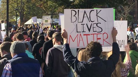 Photos Black Lives Matter Anti Trump Rallies Merge In Cincinnati
