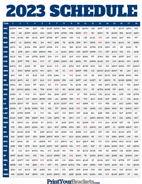 Nfl Schedule Grid 2024 Printable Rayna Cathrine
