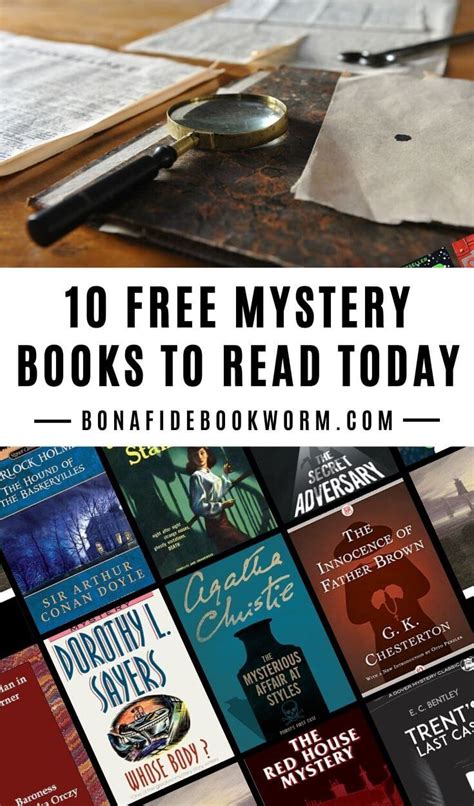 10 Free Mystery Books To Read Online Today Bona Fide Bookworm