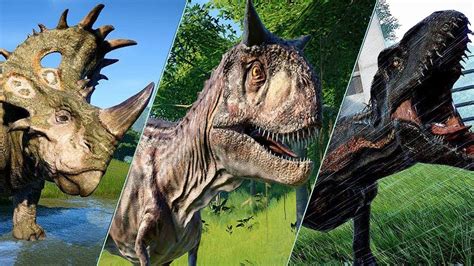 All Dinos In Jurassic World Fallen Kingdom