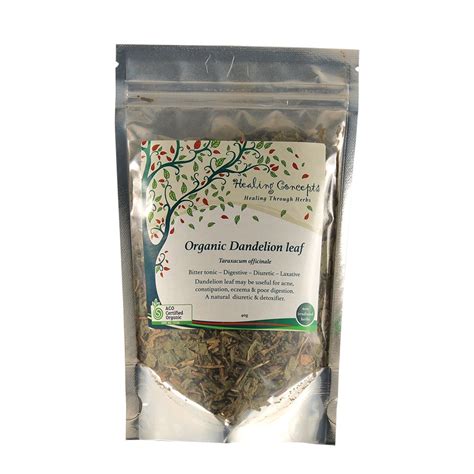 Healing Concepts Organic Dandelion Leaf Tea 40g Nootropics C60