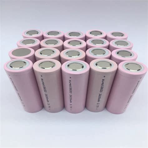 Suqy 40pcslot 100 New Original Lithium Battery 18650 2600mah 37v