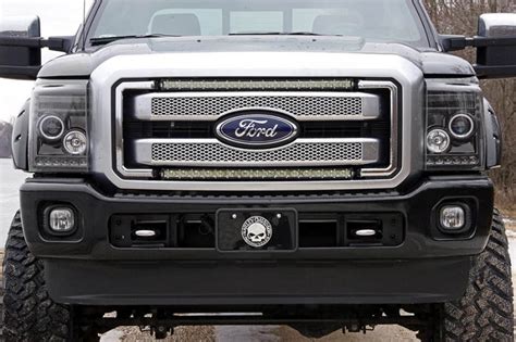 2011 2016 F250 And F350 Rough Country 30 Cree Led Grille Kit Dual Light