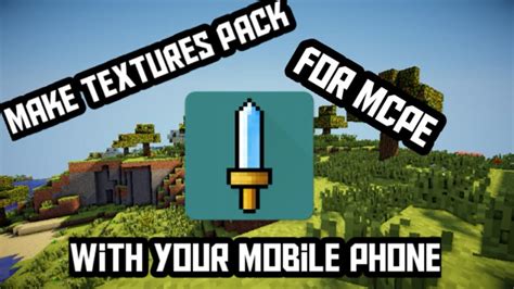 How To Create Your Own Textures Pack For Mcpe In Youtube