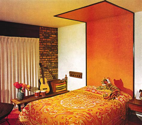 Bedroom Decor 1960s The Giki Tiki