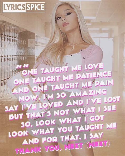 Her hopeful fourth album again, grande took solace from the intense, and intensely public, melodrama in songwriting, but this time things were different. Thank u, next Lyrics - Ariana Grande | LyricsSpice.com