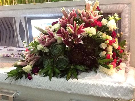 Casket Funeral Flowers Arrangement