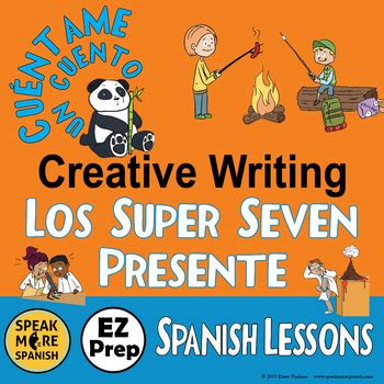 Spanish Writing Activities For Spanish Super Seven Verbs In The Present